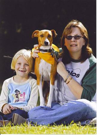 Madison, Harley, Kelli at the 2006 Animal Shelter Fair