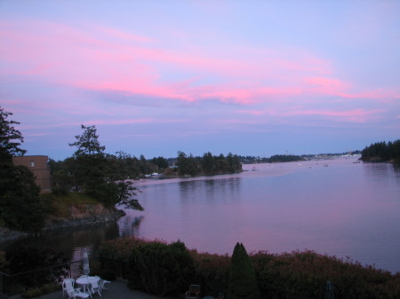 view from the deck of our home