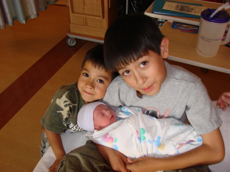 My three sons July 2006