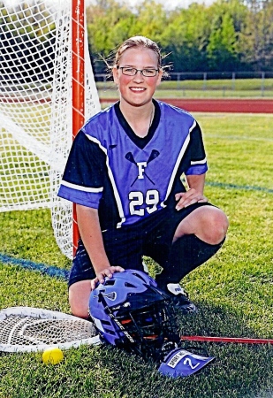 Kristilynn, Frontier Lacrosse Team Goalie, Junior Year