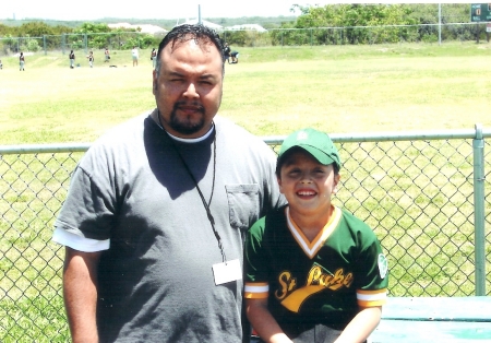 my son and I baseball season