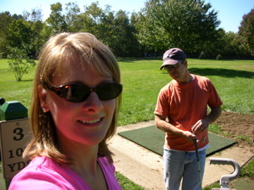 Golfing with my husband