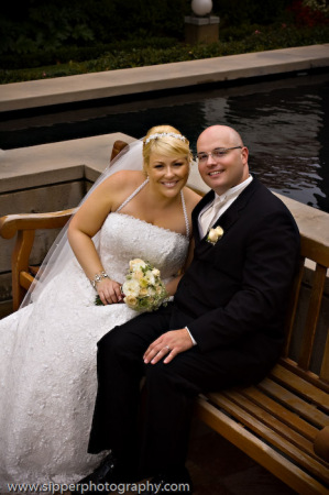 Our wedding, January 2008