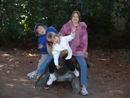 Lillie, Daniel, and Emily at the Zoo