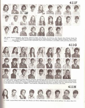 year book 1971-3 Cederbrae Grade 11