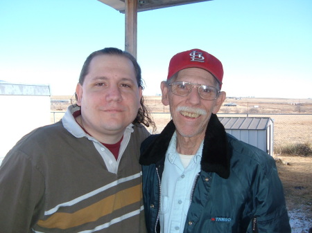 The last photo of my dad and me.