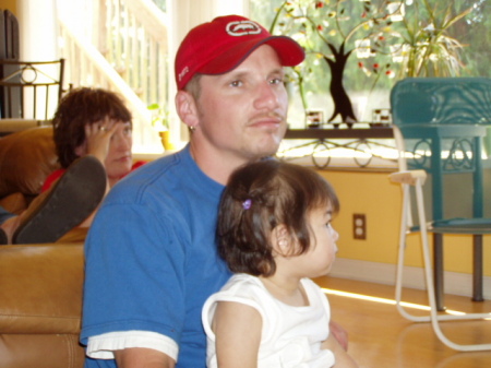 Stephen with our niece from China!