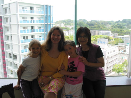 Sarah, Joan, Anna, Shizuko in Kakegawa - May 2005