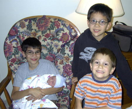 Robert, Nathan, Jacob & Sara  1-13-06