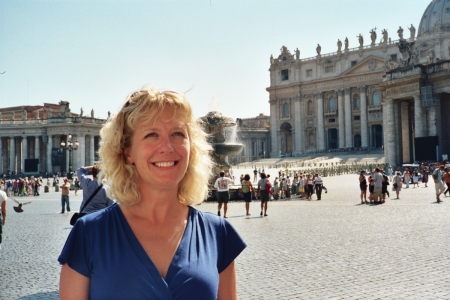 Italy (in front of St Peter's) - July 2005