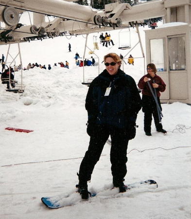 Snowboarding at Mt. High