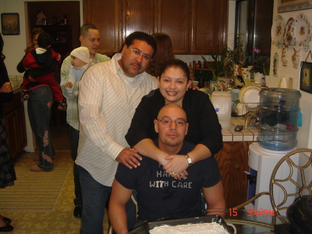 Fernando my sister Cristine and her fiance Rudy