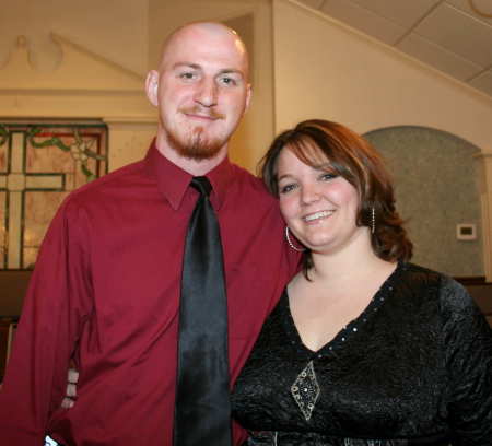 My youngest daughter Kathryn & her husband Travis