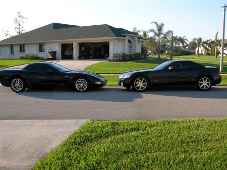 RONNIE'S CORVETTE & MY XLR