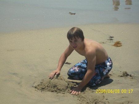 Gavin in the Sand