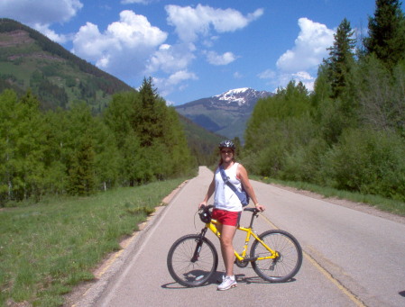 Bike riding in Colorado