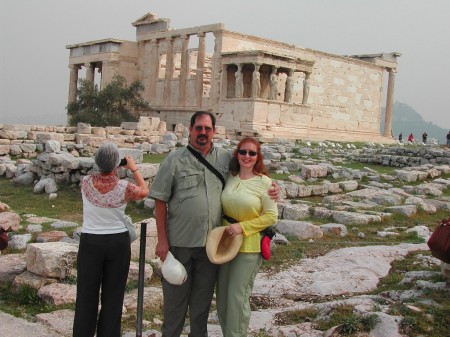 Mike & Barbara at the Acropolis in Athens, Greece, Sept. 2005