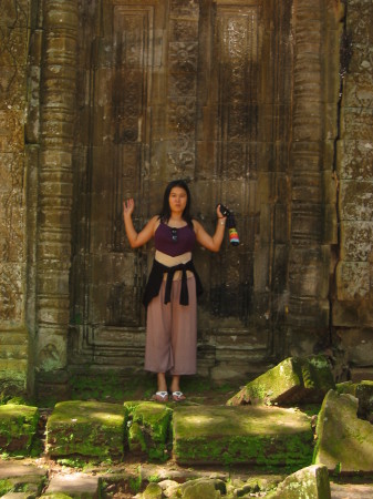 Thai wife at Ankor Wat