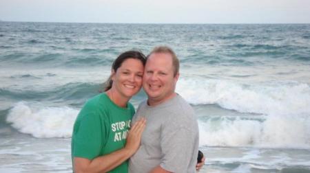 Hubby and I at the beach