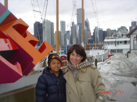 Matthew and Mom in Chicago