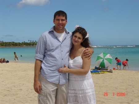 My Hubby James & I living in Hawaii