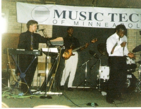 Playing keys w/ Risque, July 1991