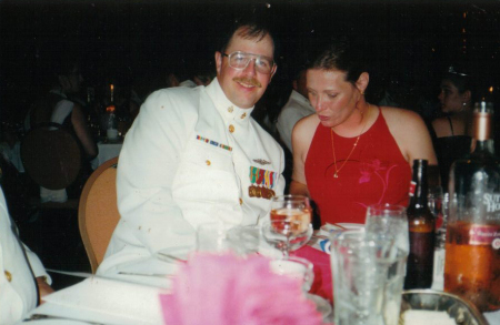 Yvonne and I at the Submarine Birthday Ball