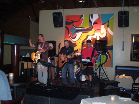 my son,Shawn playing(in red shirt)in the band