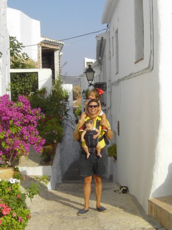 with the girls in southern spain