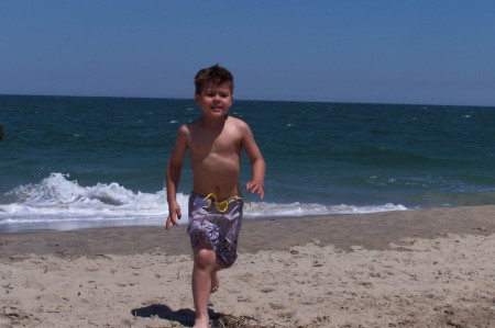 Grandson at the beach!