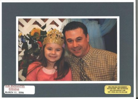 My son Jim with daughter on father /daugter nite..kindergar.