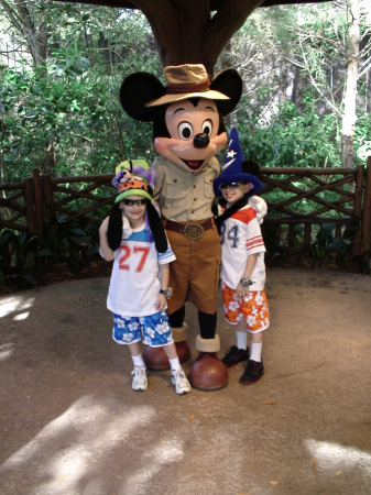 Kids at Disney in 2006