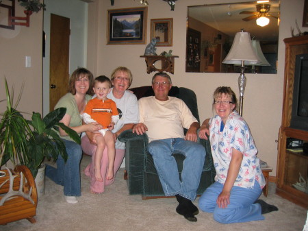 With aunt, uncle, cousin in ND 2007