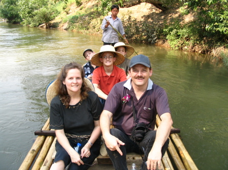 Bambo Rafting Thailand