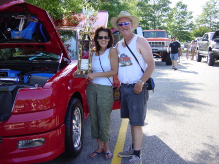 My Wife & I at one of Many Truck & Carshows we Attend