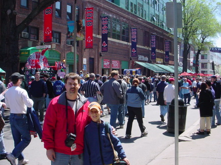 David and me at Fenway