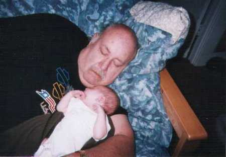 Me & Grandson at 7 days old