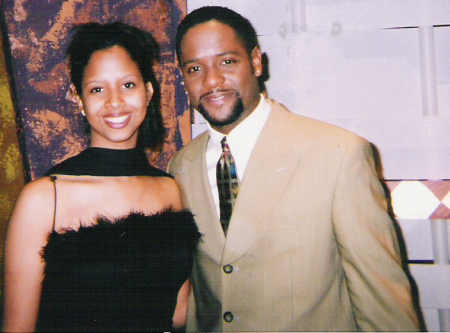 My baby sister w/ Blair Underwood