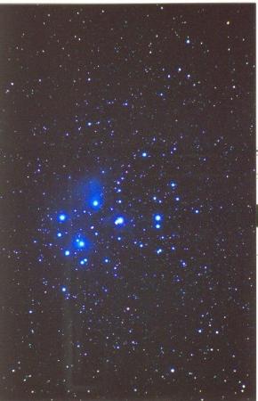 Pleades Star cluster photo