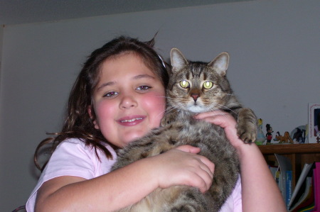 My daughter, Angie, and Kitty