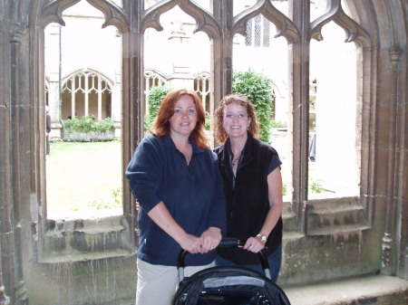 Niamh and I at Lacock Abbey