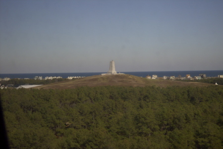 Approaching First Flight Airport "Kitty Hawk"