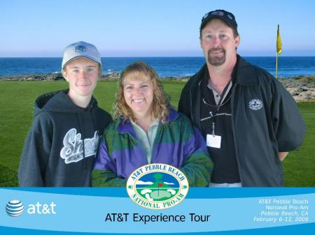 Sean, Kim & I at a Pebble Beach event...