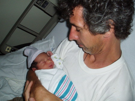 My husband and newborn son 07/20/06