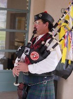 Me playing the Bagpipe