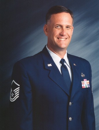 Randy as Master Sergeant in USAF, May 1998