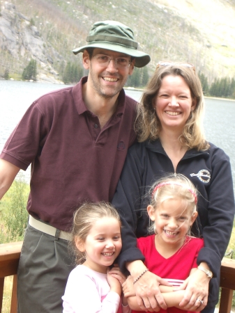 Mark, Joan, Sarah, Anna - East Rosebud Lake 2004