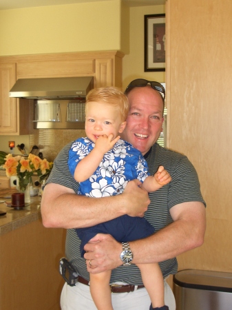 Me and my son Derek Horst Thompson 1 1/2 years old 2006