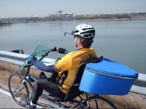 Recumbent road biking