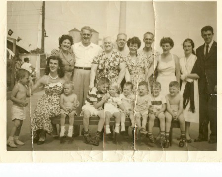 My Dad's Family, Brooklyn, NY 1952